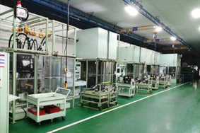 液壓試驗臺模擬液壓挖掘機運轉工作性能狀態，可以在短時間內測試液壓部品的性能。
